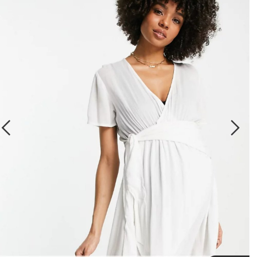NWOT ASOS DESIGN sheer maternity beach coverup